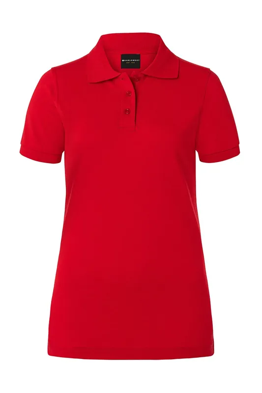 Veilige Betaling Dames Poloshirt - Rood - L