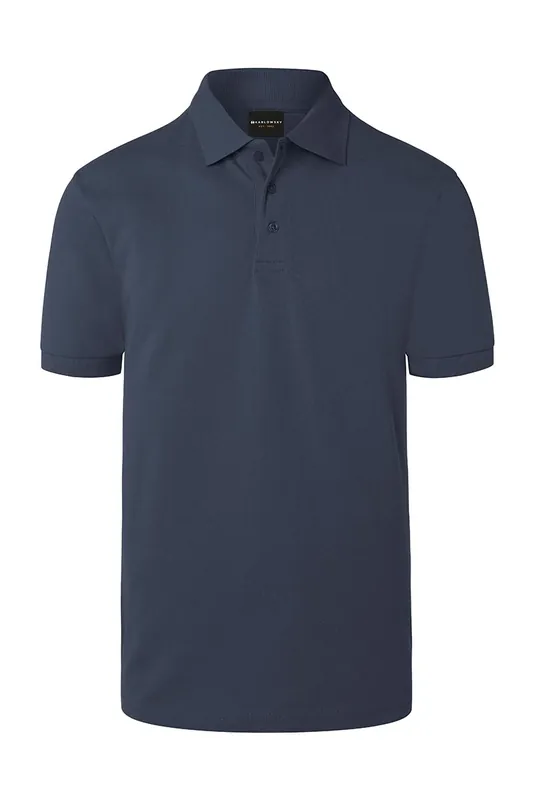 Heren Poloshirt - Basic Model - Marineblauw - L Flitsaanbieding