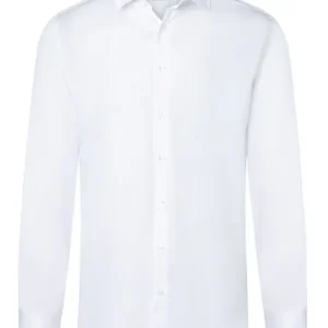 Veilige Betaling Herenoverhemd Met Lange Mouwen, Active-Stretch Met Moderne Pasvorm - Wit - XL