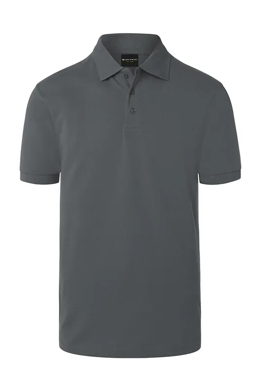 Heren Poloshirt - Basic Model - Antraciet - L Alleen Vandaag