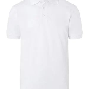 Rechtstreeks Van De Fabrikant Heren Poloshirt - Basic Model - Wit - L