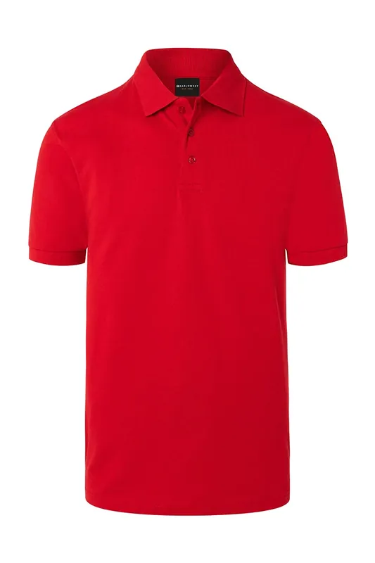 Populair Heren Poloshirt - Basic Model - Rood - L