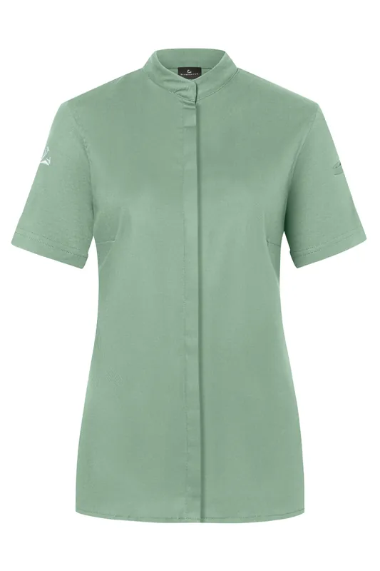 Koksbuis Met Korte Mouwen Voor Dames Diamond Cut Avantgarde - Pastelgroen - 34 Weekendaanbieding
