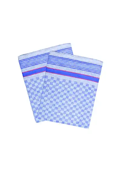 Vaatdoeken, 10 Stuks Per Verpakking - Blauw - 45X90Cm Veilige Betaling