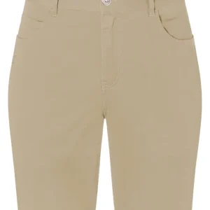 Hoge Kwaliteit Damesshorts Met 5 Zakken, Klassiek Stretchmateriaal - Pebble Beige - 34
