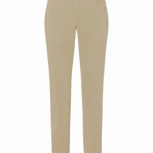 Koop Online Damesbroek Met 5 Zakken, Klassiek Stretchmateriaal - Pebble Beige - 34