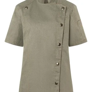 Koksbuis Met Korte Mouwen Voor Dames, Jeansmodel - Vintage Mosgroen - 34 Koop Vandaag