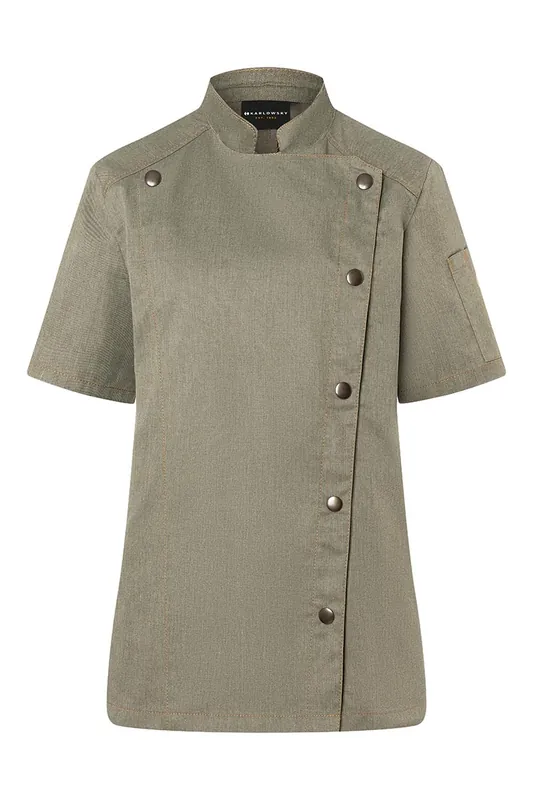 Koksbuis Met Korte Mouwen Voor Dames, Jeansmodel - Vintage Mosgroen - 34 Koop Vandaag