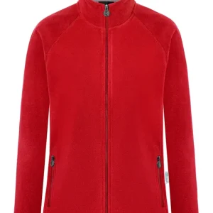 Snelle Levering Dames Fleece Werkjas/Warmer, Gemaakt Van Duurzaam Materiaal - Rood - L