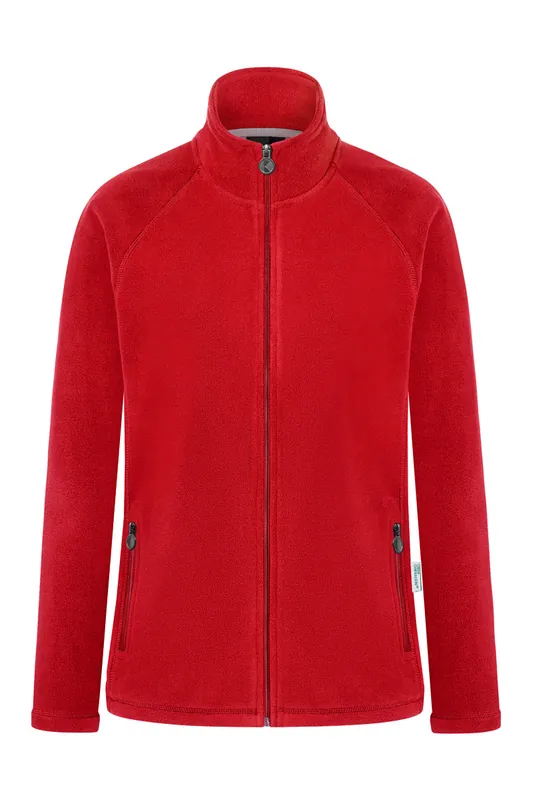 Snelle Levering Dames Fleece Werkjas/Warmer, Gemaakt Van Duurzaam Materiaal - Rood - L