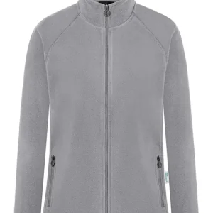 Dames Fleece Werkjas/Warmer, Gemaakt Van Duurzaam Materiaal - Platinagrijs - L Hoge Kwaliteit