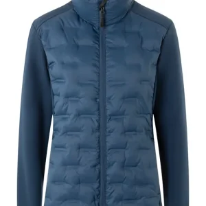 Beste Prijs Dames Hybride Jas Outdoor-Pro, Gemaakt Van Duurzaam Materiaal - Marineblauw - L