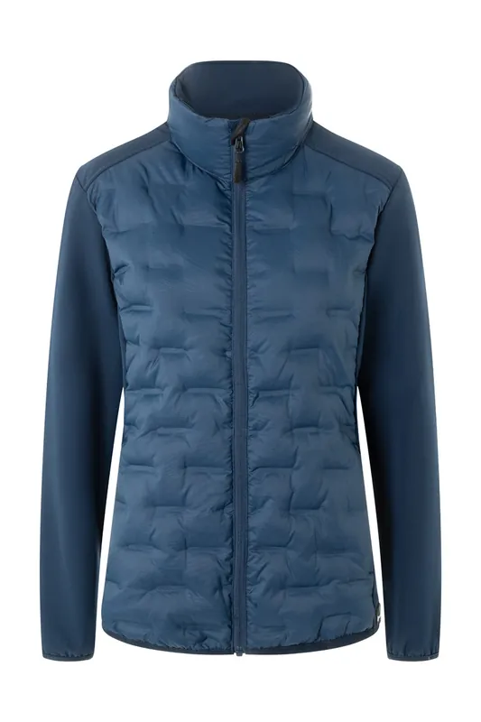 Beste Prijs Dames Hybride Jas Outdoor-Pro, Gemaakt Van Duurzaam Materiaal - Marineblauw - L