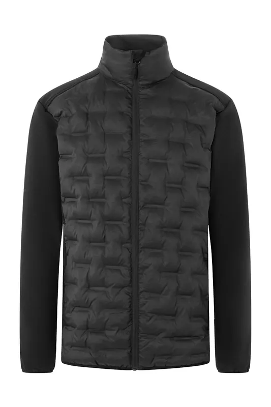 Premium Hybride Herenjas Van Outdoor-Pro, Gemaakt Van Duurzaam Materiaal - Zwart - L