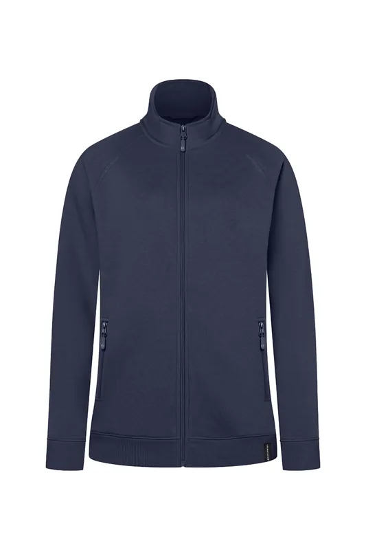 Fabrieksprijs Dames Werkjas/Sweatjack Van Zacht Materiaal, Gemaakt Van Duurzaam Materiaal - Marineblauw - L