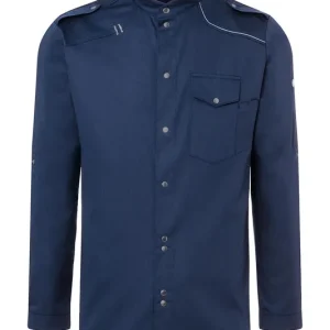 Goedkoop Chefhemd New-Identity - Marineblauw - 46