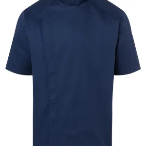 Koksbuis Met Korte Mouwen, Moderne Look - Marineblauw - 46 Bestseller