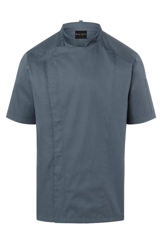 Koksbuis Met Korte Mouwen, Moderne Look - Antraciet - 46 Betaalbaar