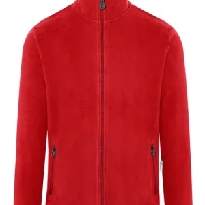 Op = Op Fleece Werkjack Voor Heren, Gemaakt Van Duurzaam Materiaal - Rood - L