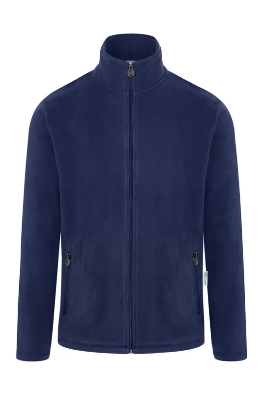 Fleece Werkjack Voor Heren, Gemaakt Van Duurzaam Materiaal - Marineblauw - L Betrouwbaar