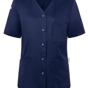 Damestuniek Met Korte Mouwen, Essential, Gemaakt Van Duurzaam Materiaal - Marineblauw - 34 Hoge Kwaliteit