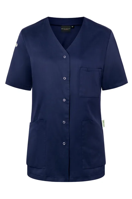 Damestuniek Met Korte Mouwen, Essential, Gemaakt Van Duurzaam Materiaal - Marineblauw - 34 Hoge Kwaliteit