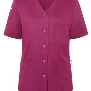 Damestuniek Met Korte Mouwen, Essential, Gemaakt Van Duurzaam Materiaal - Fuchsia - 34 Korting