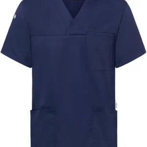 Favoriet Tuniek Met Korte Mouwen Voor Heren, Gemaakt Van Duurzaam Materiaal - Marineblauw - L