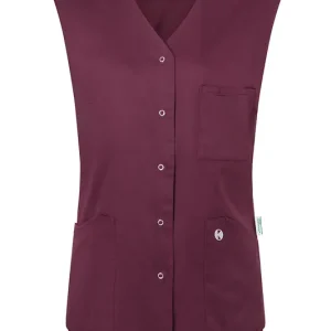 Mouwloze Damestuniek Essential, Gemaakt Van Duurzaam Materiaal - Aubergine - 34 Lage Prijs