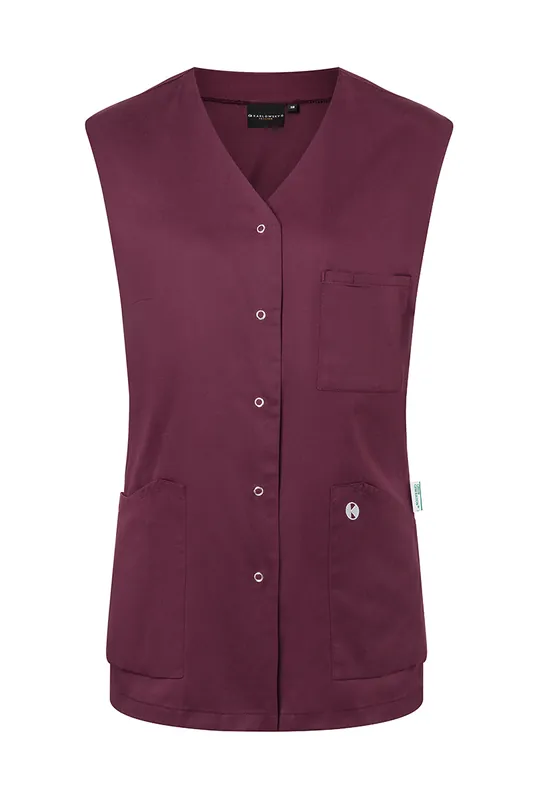 Mouwloze Damestuniek Essential, Gemaakt Van Duurzaam Materiaal - Aubergine - 34 Lage Prijs