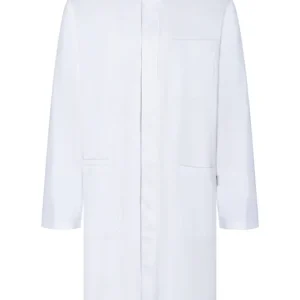 Medische En Laboratoriumjas Voor Heren, Modern Model Met Opstaande Kraag - Wit - 44 Exclusieve Aanbieding