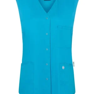Laatste Versie Mouwloze Damestuniek Essential, Gemaakt Van Duurzaam Materiaal - Pacific Blue - 34