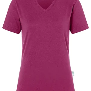 Gecertificeerd Dames T-Shirt In Casual Stijl, Gemaakt Van Duurzaam Materiaal - Fuchsia - L