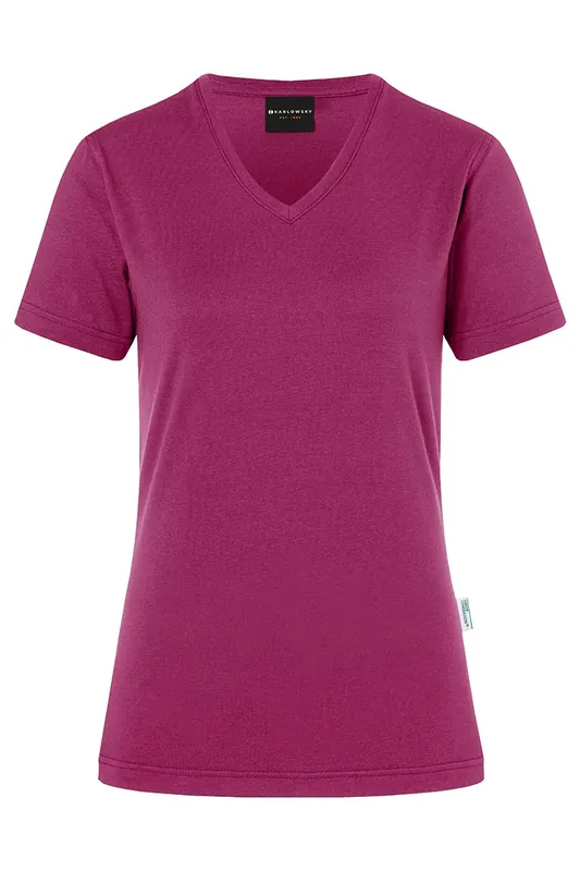 Gecertificeerd Dames T-Shirt In Casual Stijl, Gemaakt Van Duurzaam Materiaal - Fuchsia - L