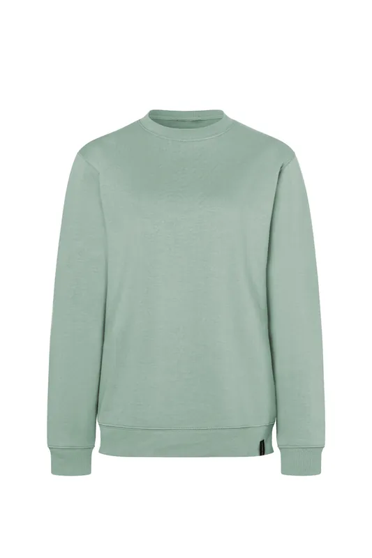 Goedkoop Damessweatshirt In Werkstijl, Gemaakt Van Duurzaam Materiaal - Pistachegroen - L