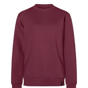 Premium Damessweatshirt In Werkstijl, Gemaakt Van Duurzaam Materiaal - Aubergine - L