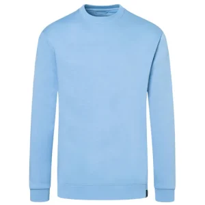 Laatste Versie Herensweatshirt In Werkstijl, Gemaakt Van Duurzaam Materiaal - Ijsblauw - L