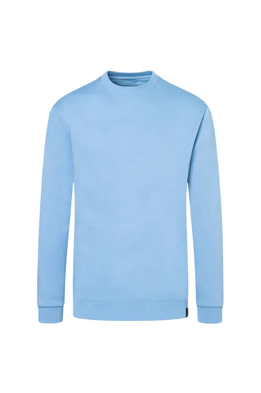 Laatste Versie Herensweatshirt In Werkstijl, Gemaakt Van Duurzaam Materiaal - Ijsblauw - L