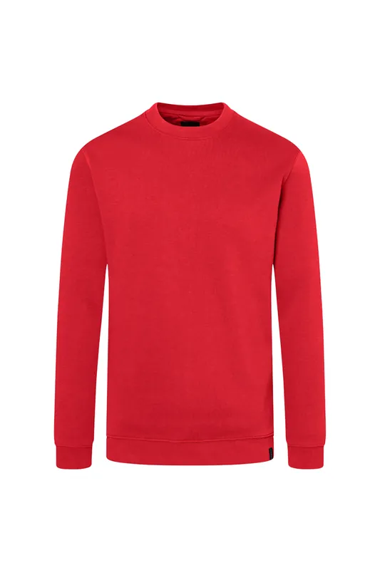 Herensweatshirt In Werkstijl, Gemaakt Van Duurzaam Materiaal - Rood - L Hoge Kwaliteit