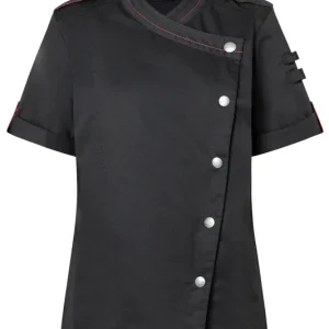 Aanbieding Koksbuis Met Korte Mouwen Voor Dames Rock Chef-Stage2 - Zwart - 34