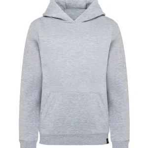 Dames Workwear Sweater Hoodie Soft-Face, Gemaakt Van Duurzaam Materiaal - Platinagrijs Gemêleerd - L Hoge Kwaliteit