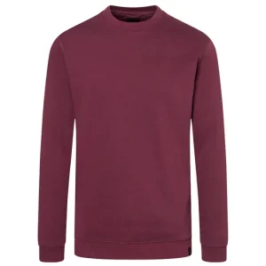 Gecertificeerd Herensweatshirt In Werkstijl, Gemaakt Van Duurzaam Materiaal - Aubergine - L