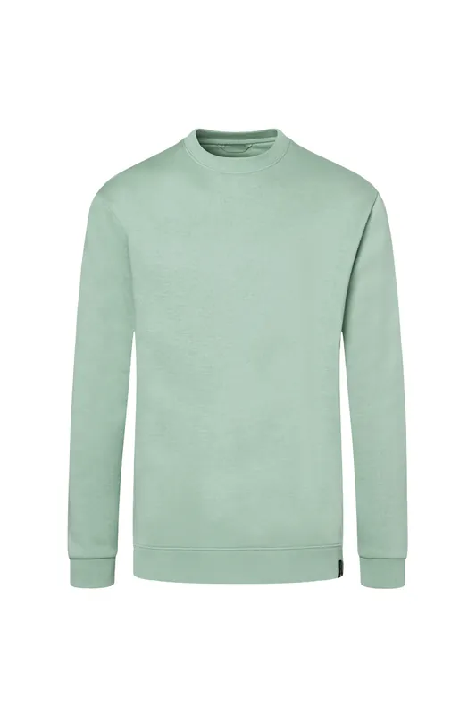 Nu Kopen Herensweatshirt In Werkstijl, Gemaakt Van Duurzaam Materiaal - Pistachegroen - L