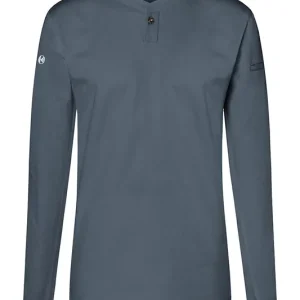 Dameswerkshirt Met Lange Mouwen - Antraciet - L Seizoensaanbieding