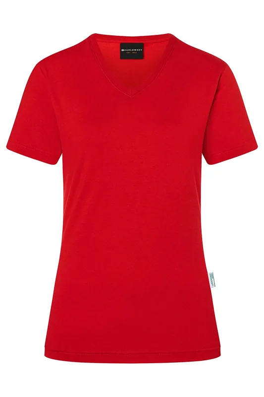 Dames T-Shirt In Casual Stijl, Gemaakt Van Duurzaam Materiaal - Rood - L Tijdelijk Beschikbaar