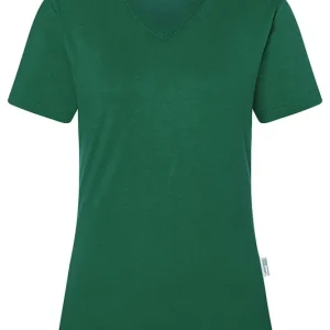 Dames T-Shirt In Casual Stijl, Gemaakt Van Duurzaam Materiaal - Bosgroen - L Aanbieding