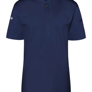 Dameswerkhemd Met Korte Mouwen, Performance - Marineblauw - L Favoriet