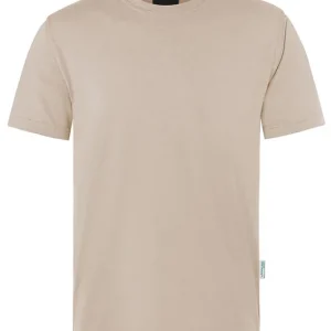 Beperkte Voorraad T-Shirt Voor Heren, Casual Model, Gemaakt Van Duurzaam Materiaal - Zandkleur - L