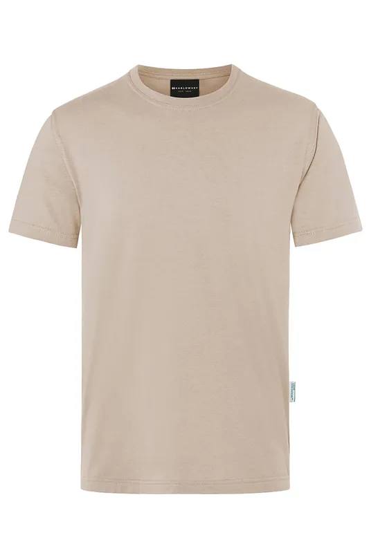 Beperkte Voorraad T-Shirt Voor Heren, Casual Model, Gemaakt Van Duurzaam Materiaal - Zandkleur - L