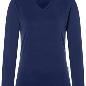Shop Nu Damesoverhemd Met Lange Mouwen, Casual Stijl - Marineblauw - L